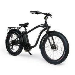 Ampd Brothers CHUBBIE FAT TYRE ELECTRIC BEACH CRUISER BIKE Step Over Ebikes