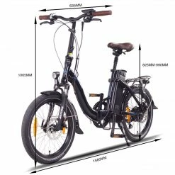 Folding And Compact Ebikes NCM PARIS FOLDING EBIKE