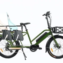 Cap Rouge Eunorau G20 Plus Mid Drive Cargo Electric Bike