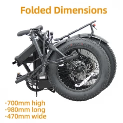 Folding And Compact Ebikes EUNORAU E-FAT-MN 20
