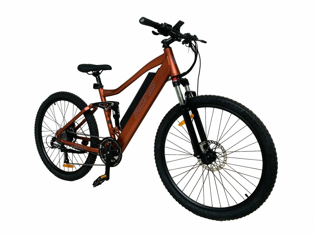 Discount 👍 Step Over Ebikes SUNMONO - E-MONO 27.5″ DUAL SUSPENSION ELECTRIC MOUNTAIN BIKE SE-27M04 ✨ 7 Step Over Ebikes SUNMONO - E-MONO 27.5″ DUAL SUSPENSION ELECTRIC MOUNTAIN BIKE SE-27M04