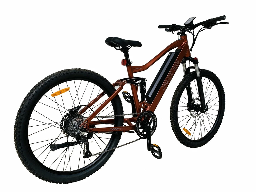 Discount 👍 Step Over Ebikes SUNMONO - E-MONO 27.5″ DUAL SUSPENSION ELECTRIC MOUNTAIN BIKE SE-27M04 ✨ 8 Step Over Ebikes SUNMONO - E-MONO 27.5″ DUAL SUSPENSION ELECTRIC MOUNTAIN BIKE SE-27M04