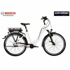Step Through Ebikes Corratec E-Power Active Plus 26 Classic Nexus 8 - Bosch Stepthrough Electric Bicycle - Small Size