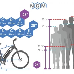 Leon NCM Milano Plus Trekking Electric Bike